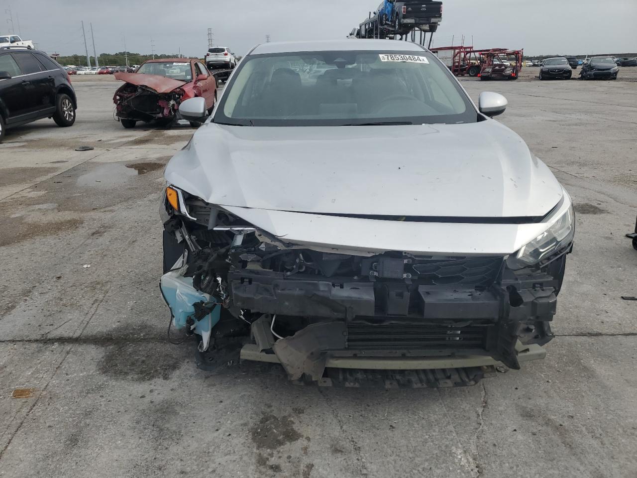 2021 Nissan Sentra VIN 3N1AB8CV0MY237655 Copart auction photo, front end damage thumbnail 5