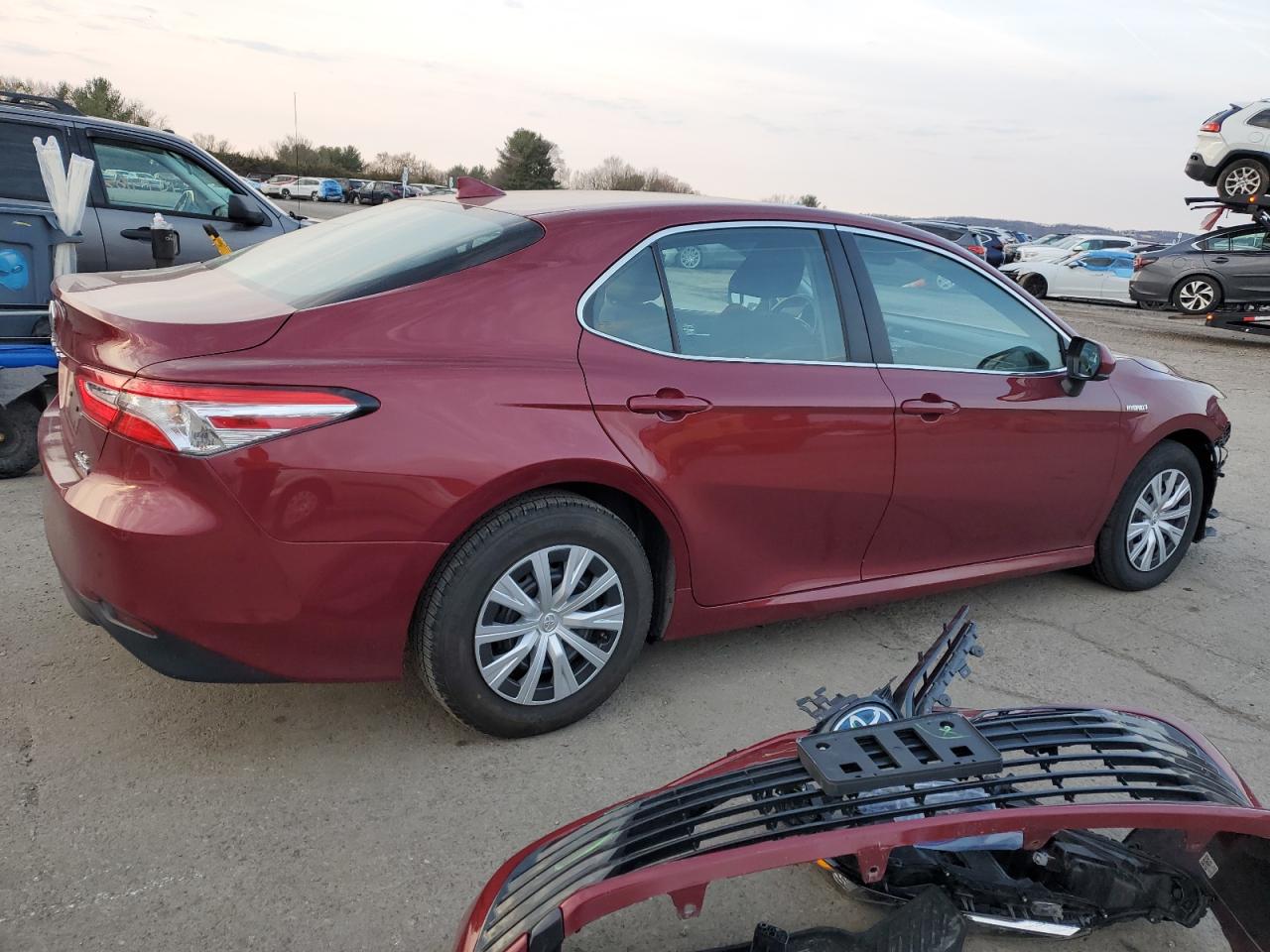 2020 Toyota Camry VIN 4T1C31AK9LU519633 Copart auction photo, front end damage thumbnail 3