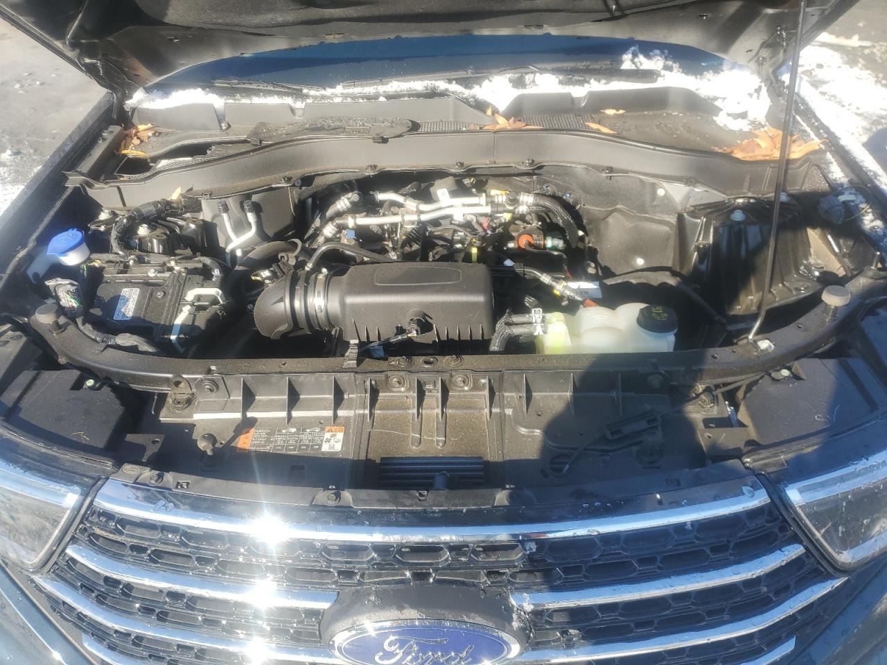 2023 Ford Explorer VIN 1FMSK8DH6PGC43150 Copart auction photo, side / front end damage thumbnail 12