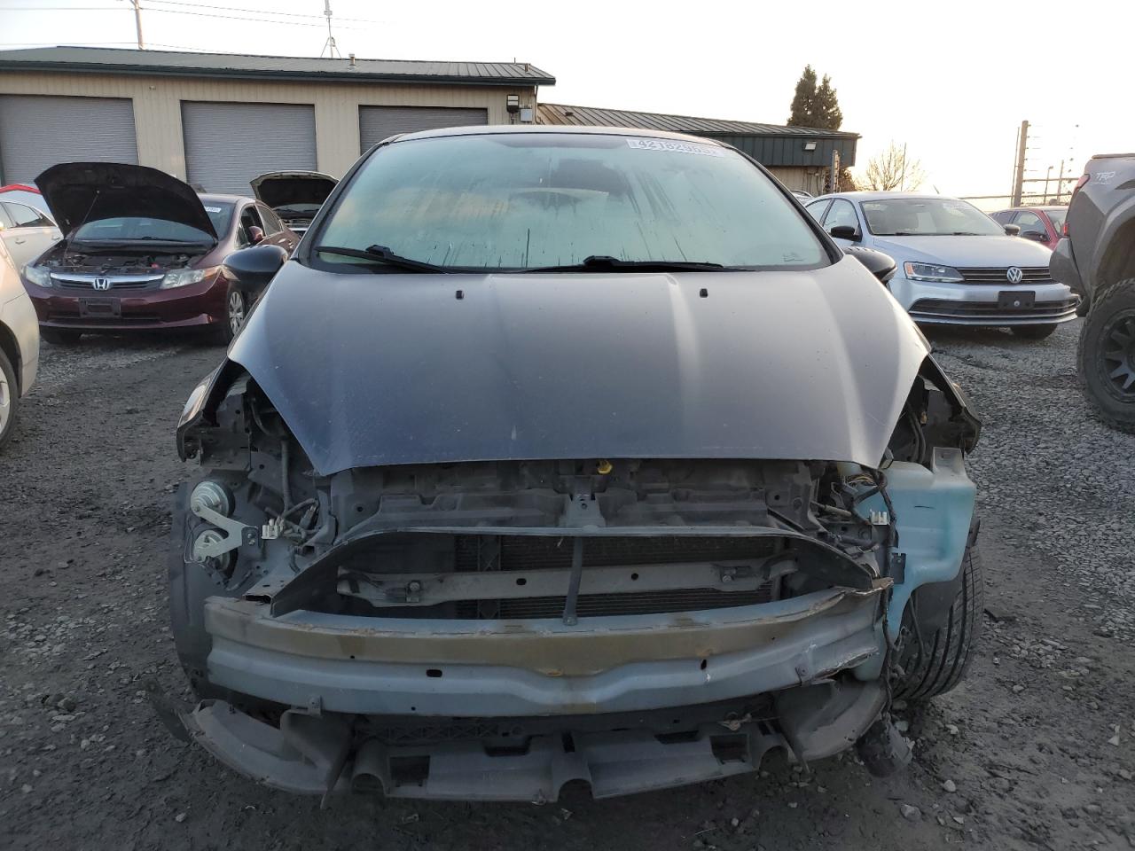 2014 Ford Fiesta VIN 3FADP4EJXEM139780 Copart auction photo, frame damage / front end damage thumbnail 5