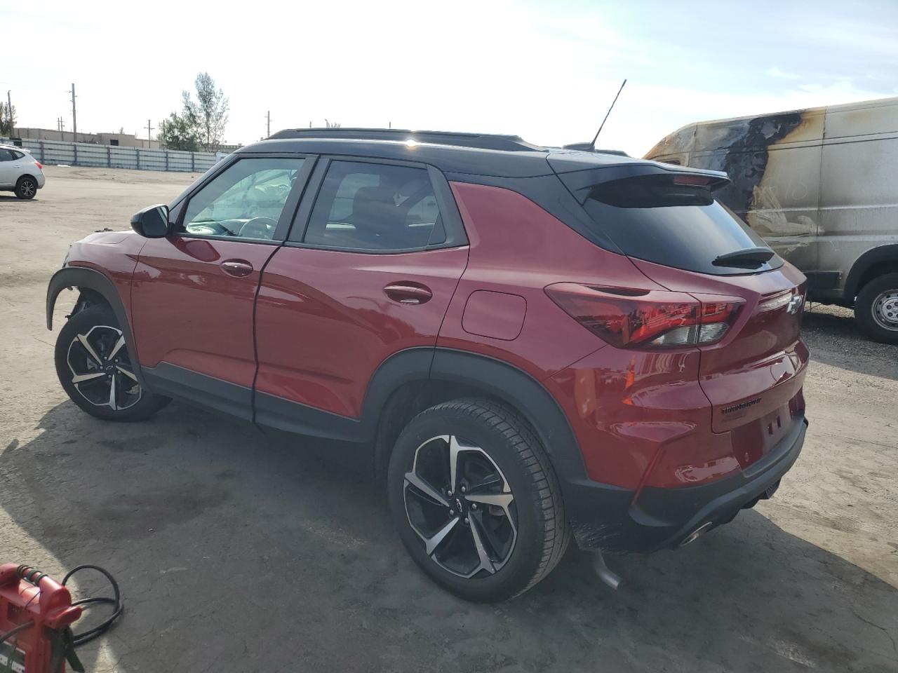 2021 Chevrolet TrailBlazer VIN KL79MTSL6MB086023 Copart auction photo, front end damage thumbnail 2