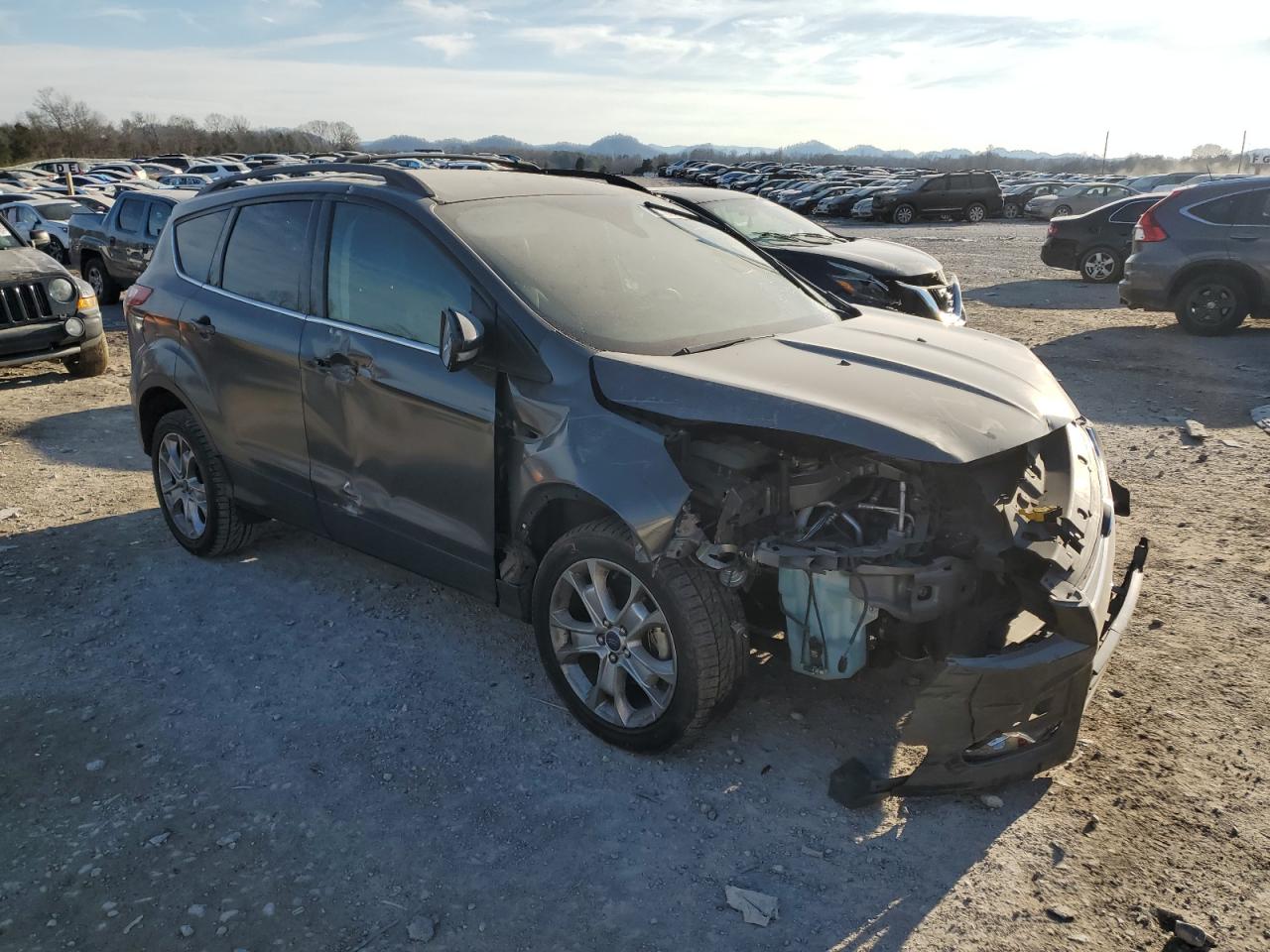 2013 Ford Escape VIN 1FMCU0HX4DUD67089 Copart auction photo, all over / undercarriage damage thumbnail 4