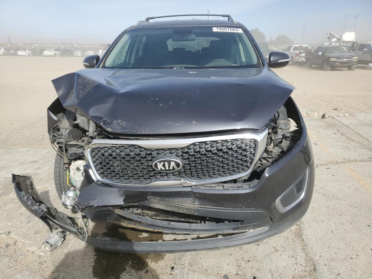 2016 KIA Sorento VIN 5XYPG4A54GG182463 Copart auction photo, front end damage thumbnail 5