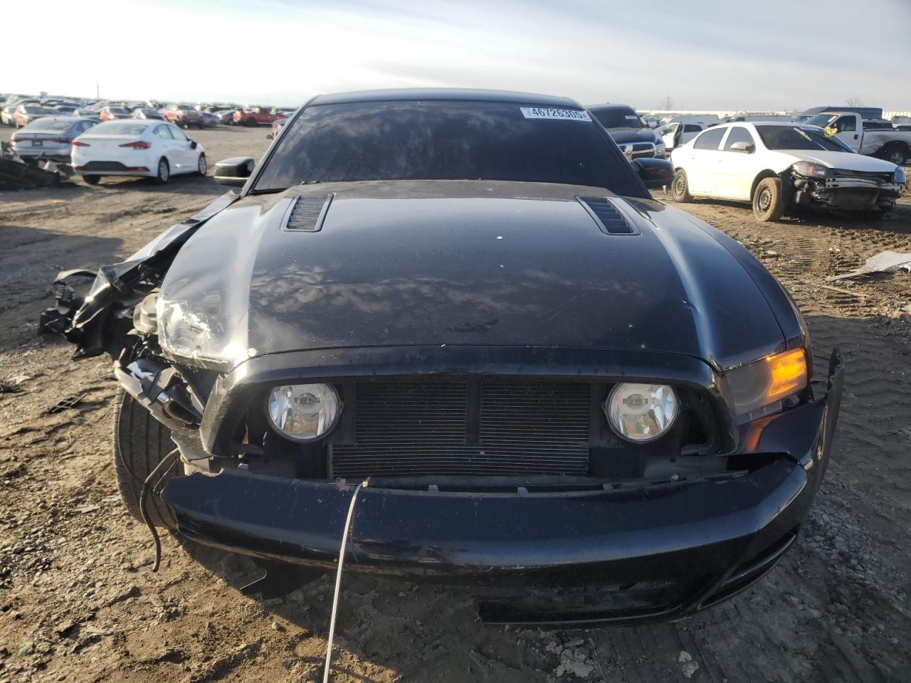 2014 Ford Mustang VIN 1ZVBP8CFXE5244930 Copart auction photo, front end / rear end damage thumbnail 5