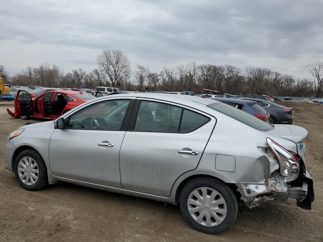 2015 Nissan Versa VIN 3N1CN7AP3FL943680 Copart auction photo, rear end damage thumbnail 2