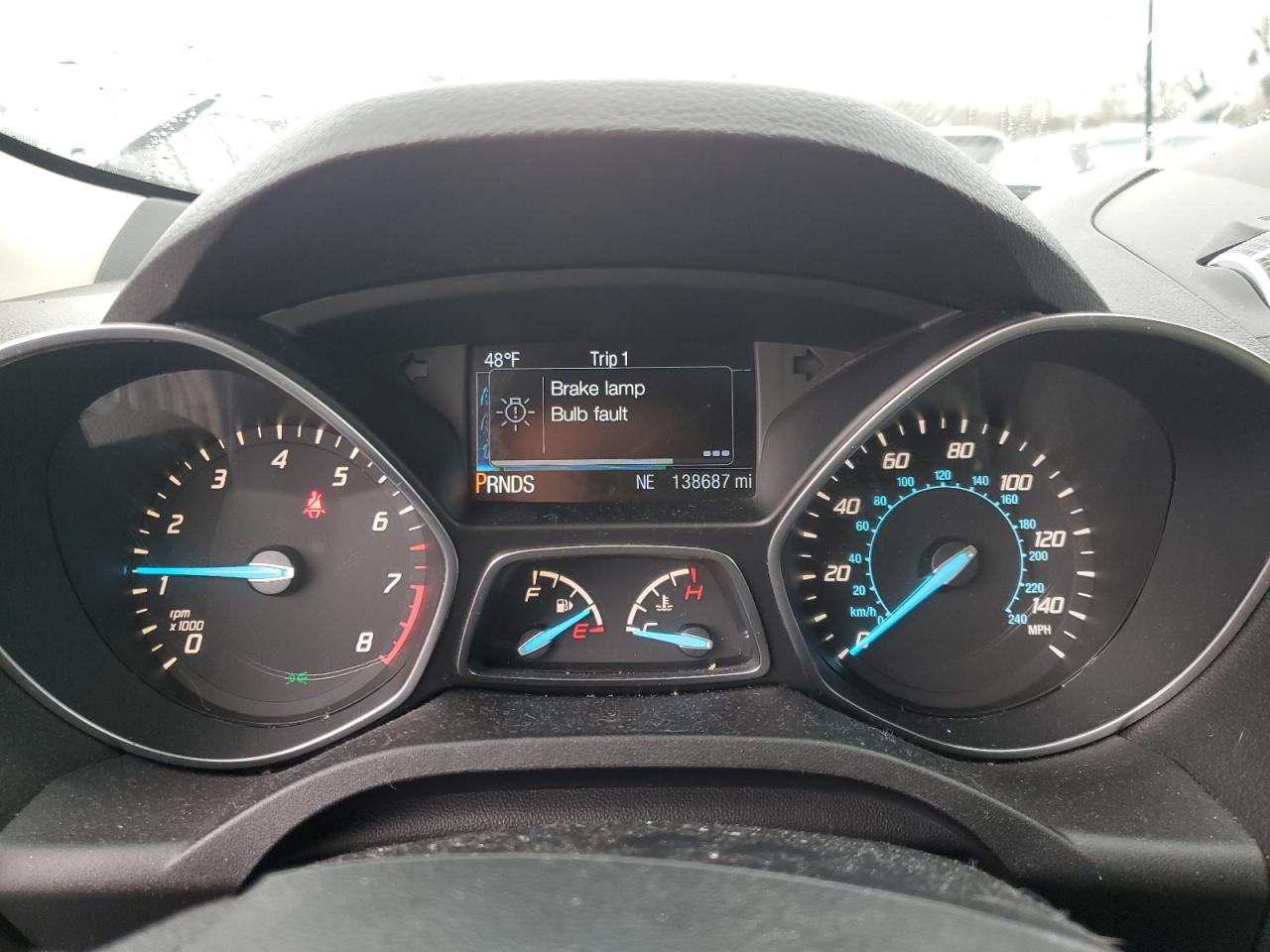 2015 Ford Escape VIN 1FMCU0GX8FUB55610 Copart auction photo, rear end damage thumbnail 9