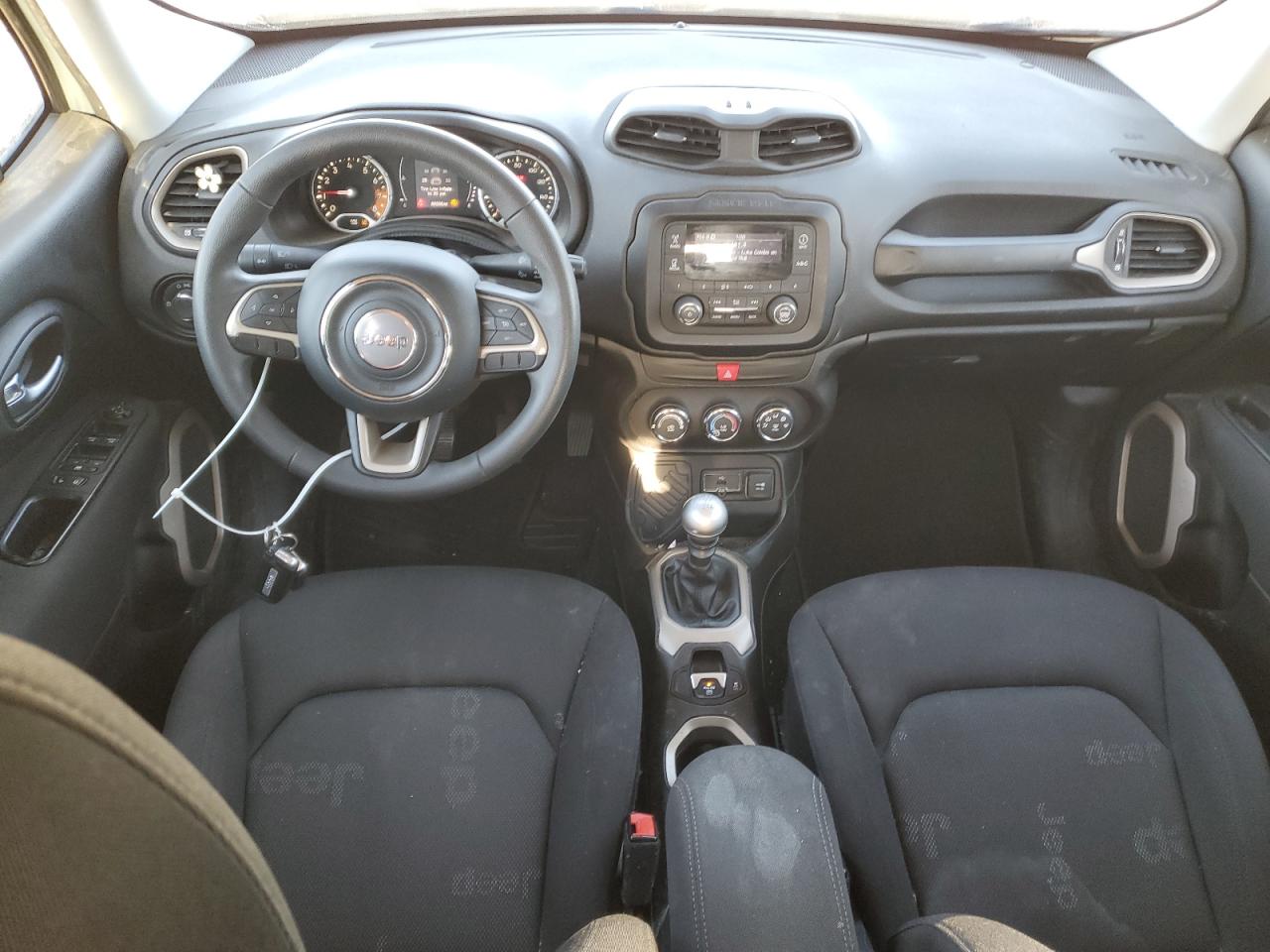 2017 Jeep Renegade VIN ZACCJAAH6HPF12808 Copart auction photo, side / rear end damage thumbnail 8