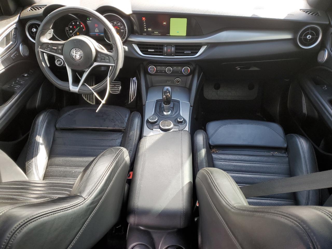 2018 Alfa Romeo Stelvio VIN ZASFAKNN9J7B86127 Copart auction photo, front end / side damage thumbnail 8