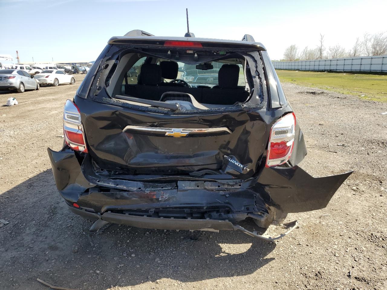 2016 Chevrolet Equinox VIN 2GNALCEK3G6256925 Copart auction photo, rear end / side damage thumbnail 6