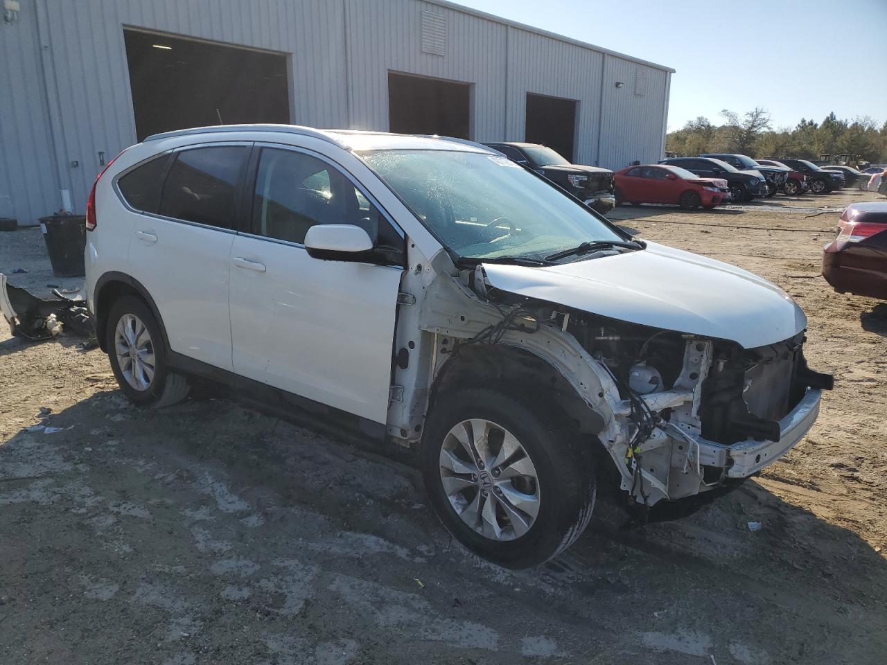 2014 Honda CR-V VIN 5J6RM3H74EL038412 Copart auction photo, front end damage thumbnail 4