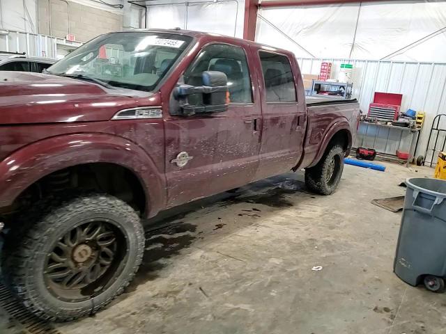 2012 Ford F350 VIN 1FT8W3BT9CEA52034 Copart auction photo, front end / undercarriage damage thumbnail 12
