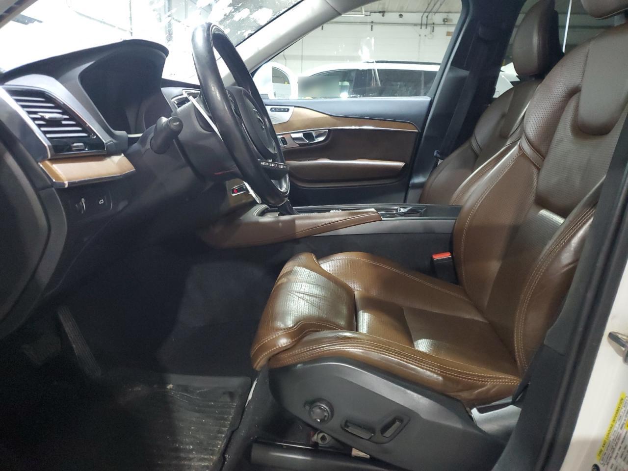 2018 Volvo XC90 VIN YV4A22PLXJ1204436 Copart auction photo, front end / side damage thumbnail 7