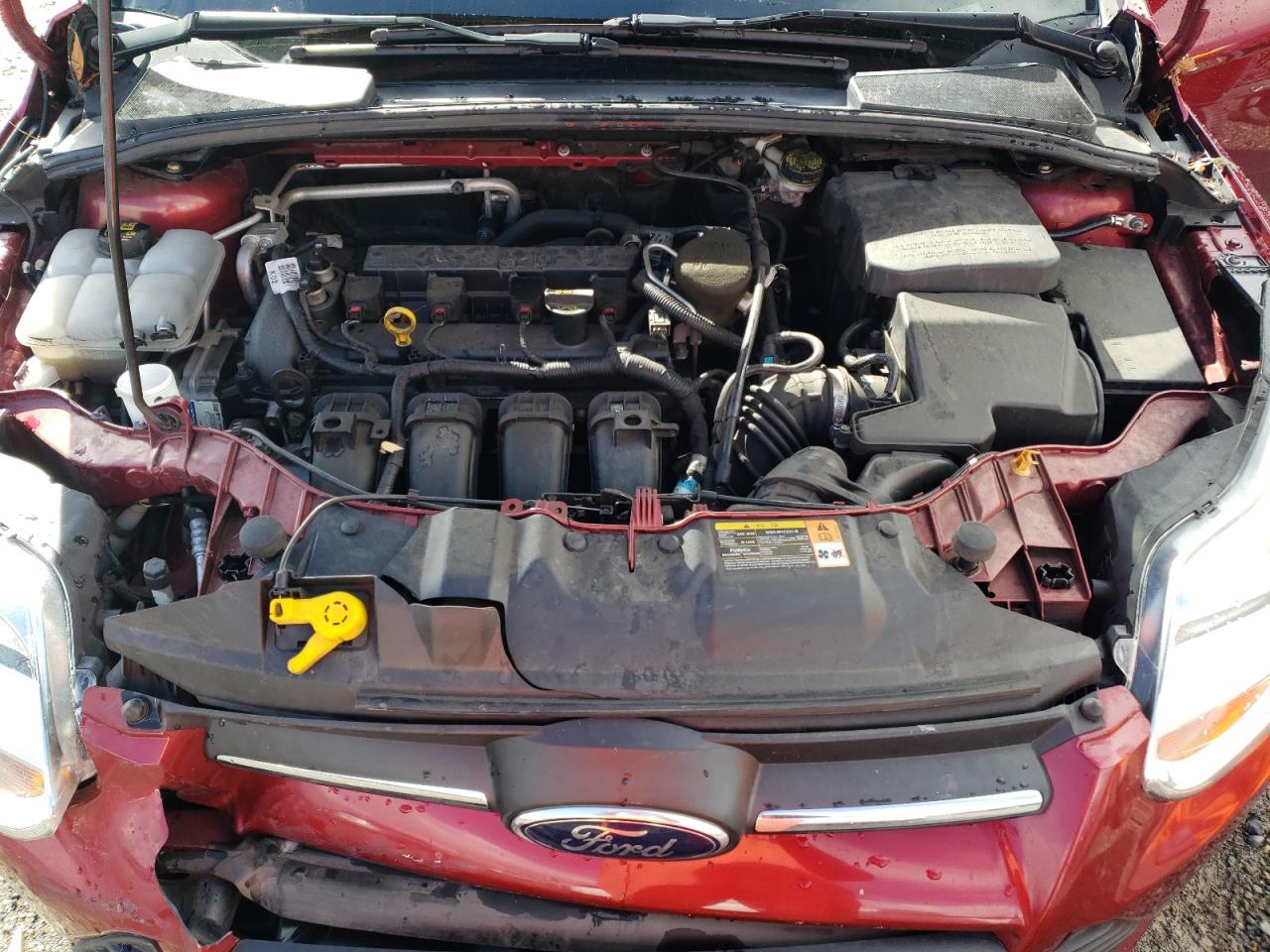 2014 Ford Focus VIN 1FADP3K24EL170161 Copart auction photo, front end damage thumbnail 11