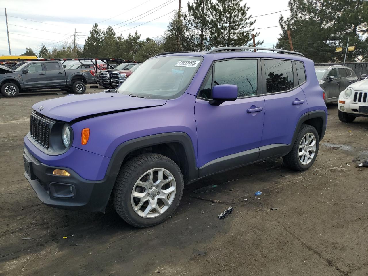 2016 Jeep Renegade VIN ZACCJBBT8GPD77600