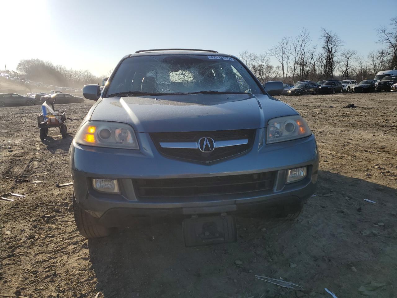 2005 Acura MDX VIN 2HNYD18875H525254 Copart auction photo, vandalism / minor dent/scratches damage thumbnail 5