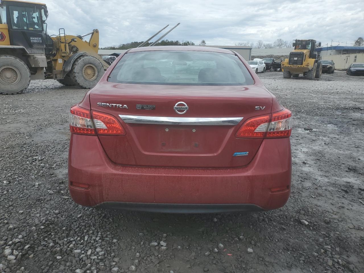 2014 Nissan Sentra VIN 3N1AB7AP5EL619533 Copart auction photo, front end / side damage thumbnail 6