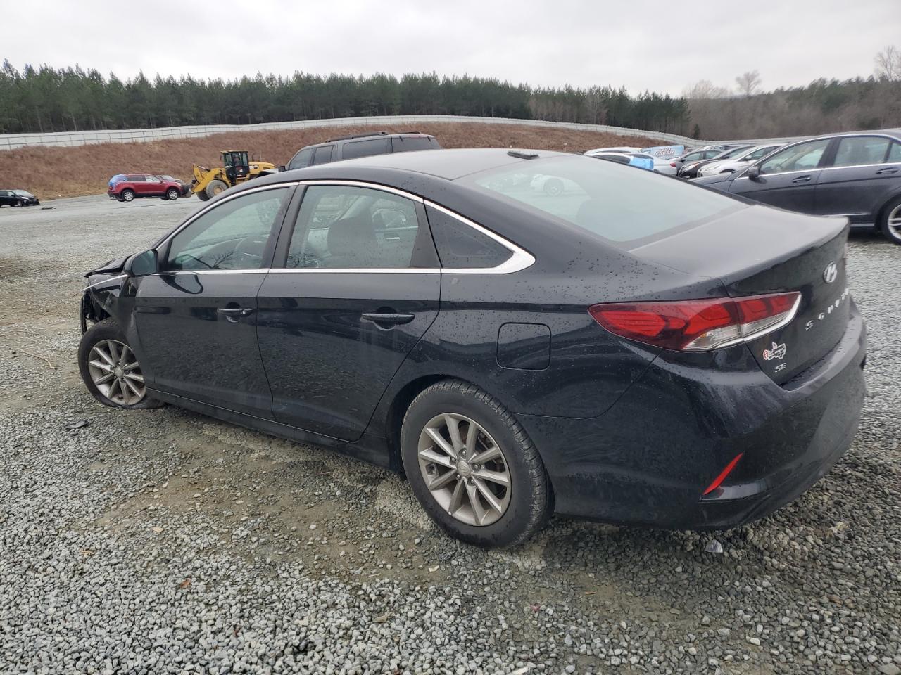 2018 Hyundai Sonata VIN 5NPE24AF1JH614196 Copart auction photo, front end / undercarriage damage thumbnail 2