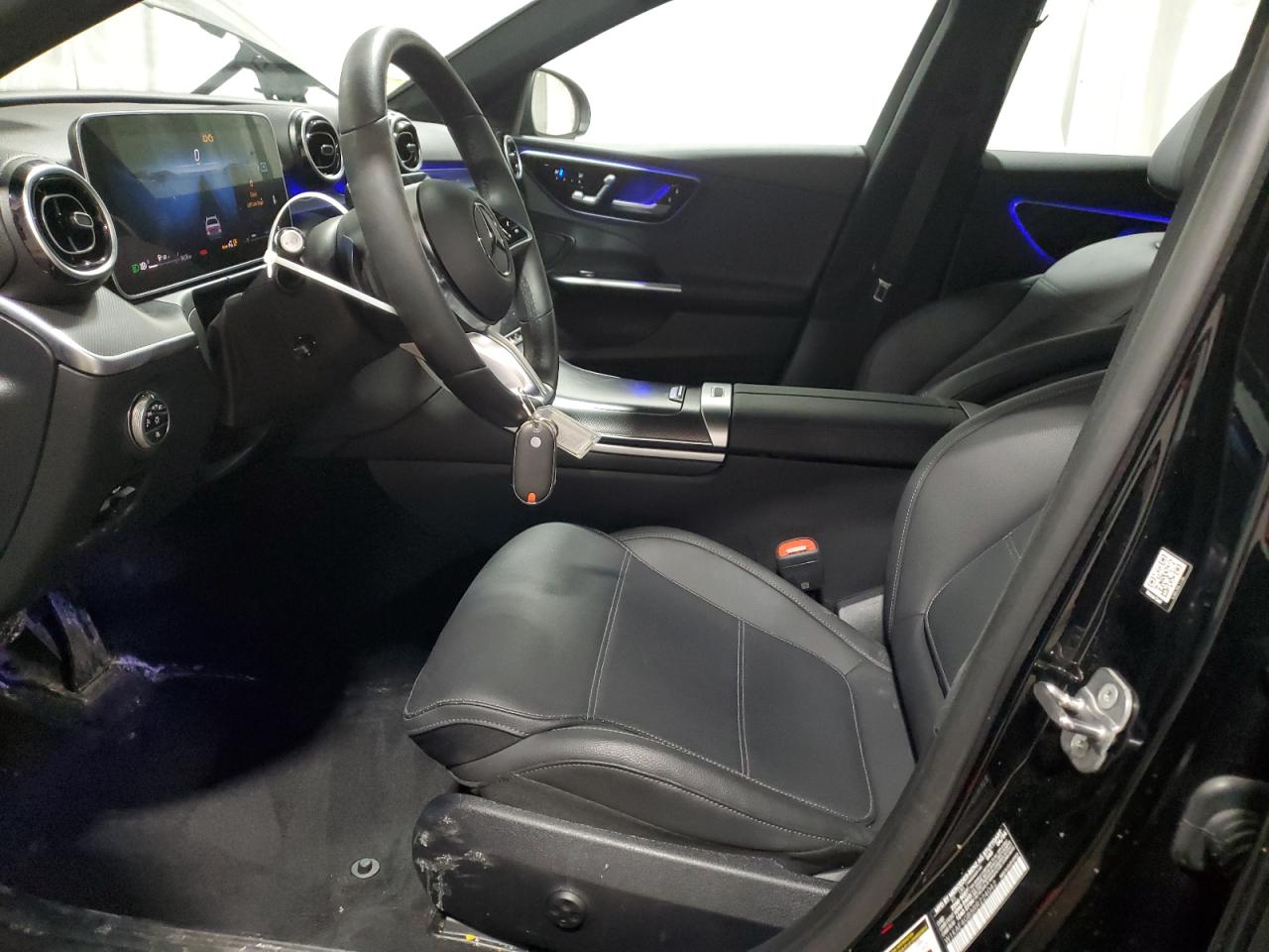 2024 Mercedes-Benz C-klasse VIN W1KAF4GB5RR224042 Copart auction photo, front end / minor dent/scratches damage thumbnail 7