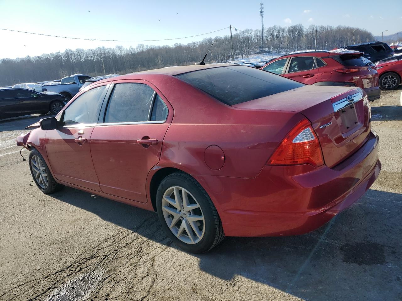 2010 Ford Fusion VIN 3FAHP0JA2AR371383 Copart auction photo, front end damage thumbnail 2