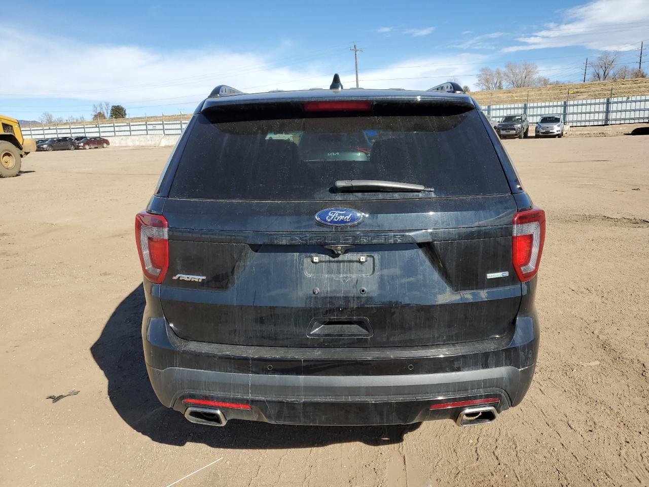 2017 Ford Explorer VIN 1FM5K8GT9HGD03422 Copart auction photo, side / front end damage thumbnail 6