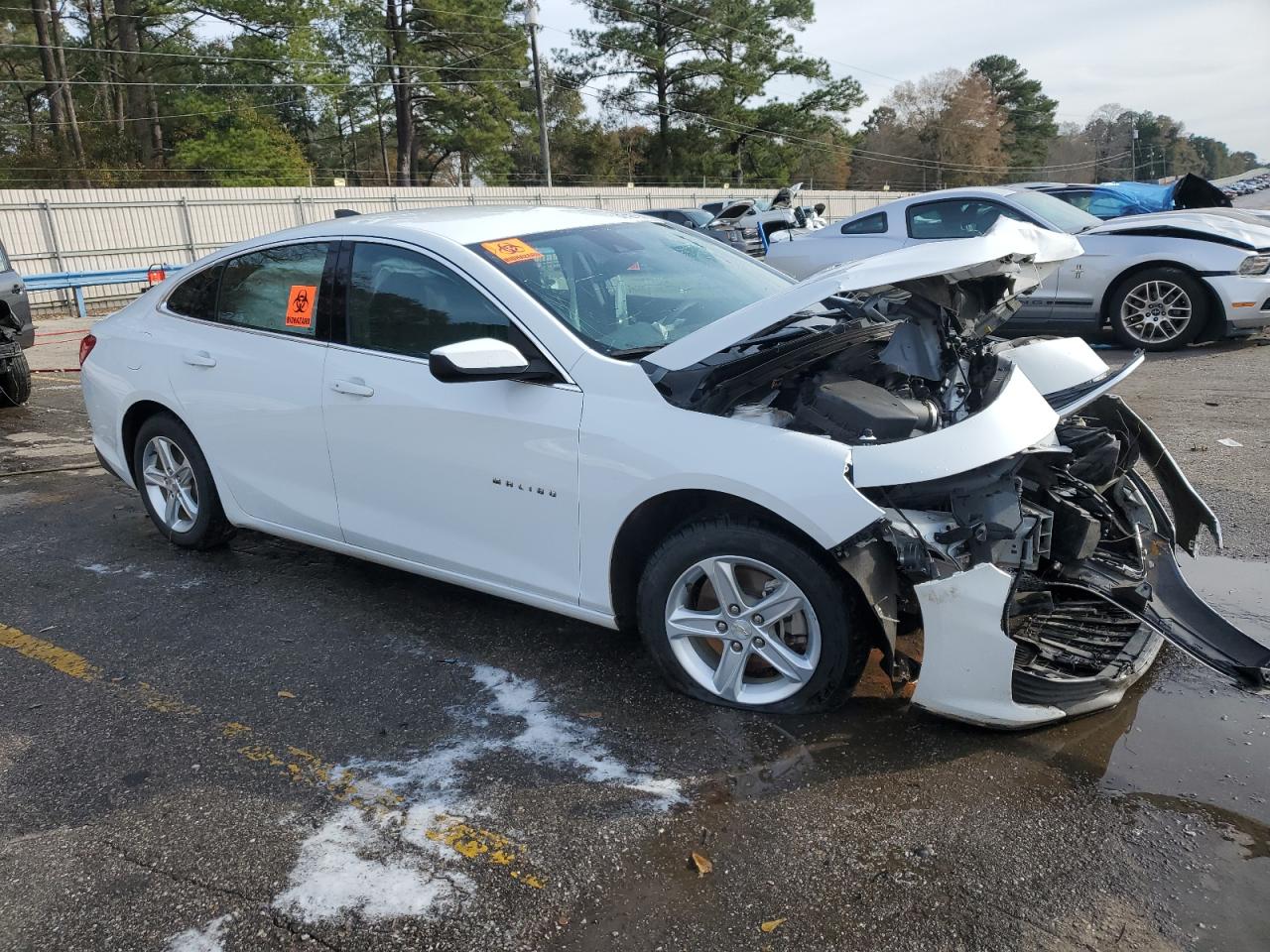 2021 Chevrolet Malibu VIN 1G1ZC5ST7MF089869 Copart auction photo, front end damage thumbnail 4