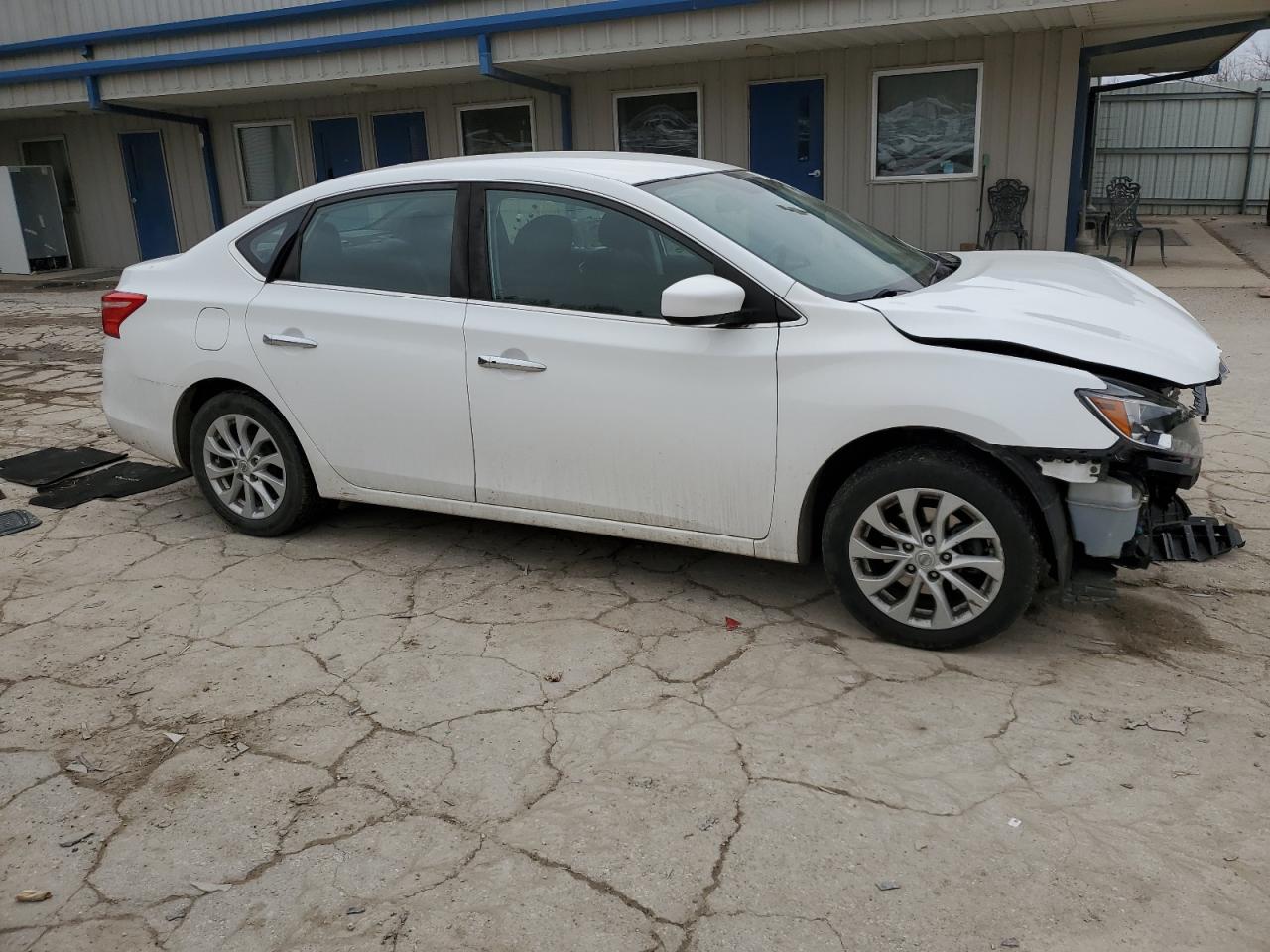2018 Nissan Sentra VIN 3N1AB7APXJY204155 Copart auction photo, front end / undercarriage damage thumbnail 4
