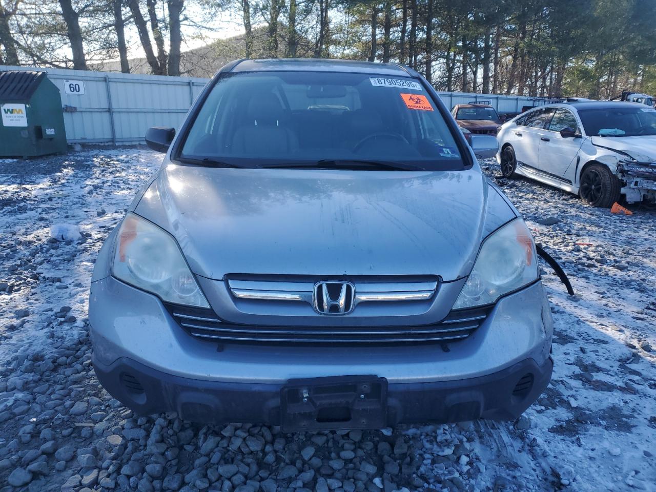 2007 Honda CR-V VIN JHLRE48767C103386 Copart auction photo, all over damage thumbnail 5