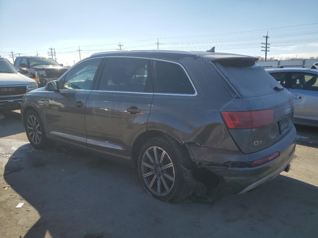 2018 Audi Q7 VIN WA1VAAF74JD030149 Copart auction photo, rear end / undercarriage damage thumbnail 2
