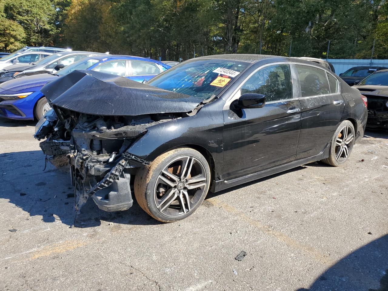 2017 Honda Accord VIN 1HGCR2F18HA119727