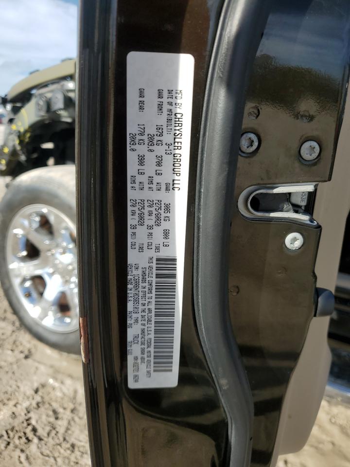 2013 RAM 1500 VIN 1C6RR6NT0DS651018 Copart auction photo, front end / mechanical damage thumbnail 15