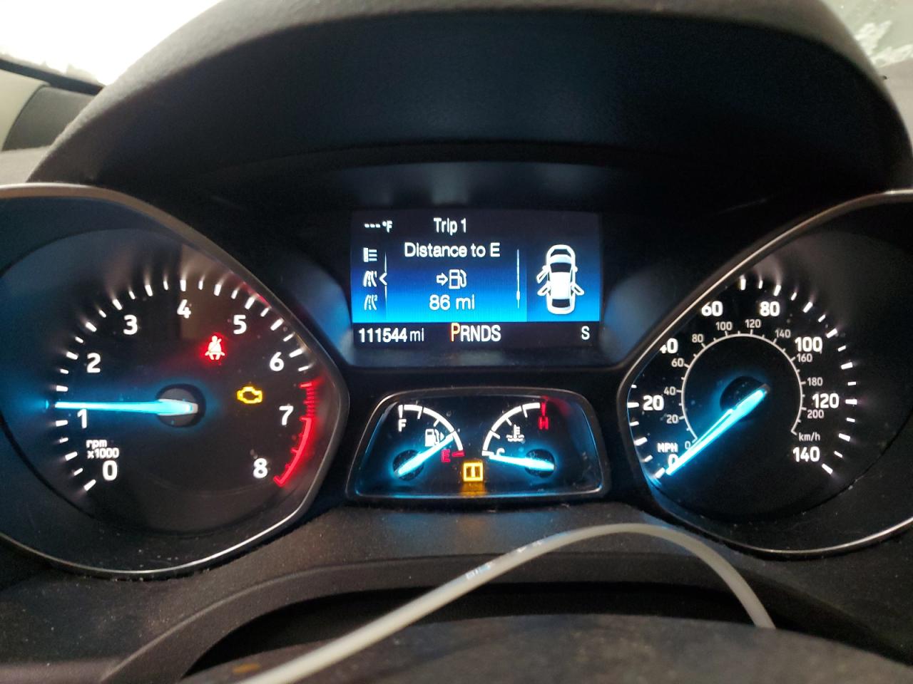 2018 Ford Escape VIN 1FMCU9GDXJUC35641 Copart auction photo, front end damage thumbnail 9