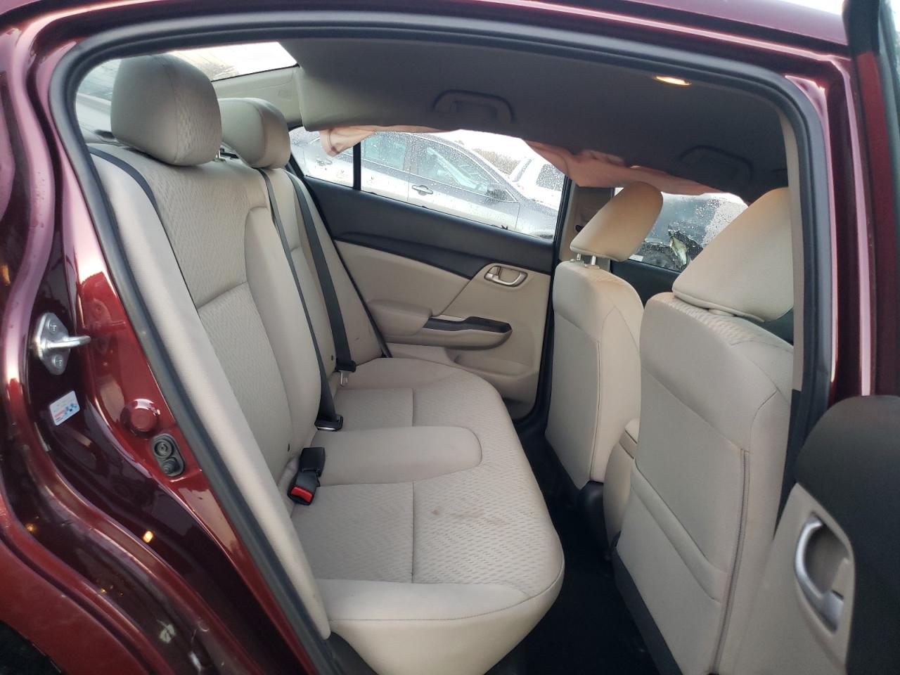 2015 Honda Civic VIN 19XFB2F53FE270956 Copart auction photo, all over damage thumbnail 10