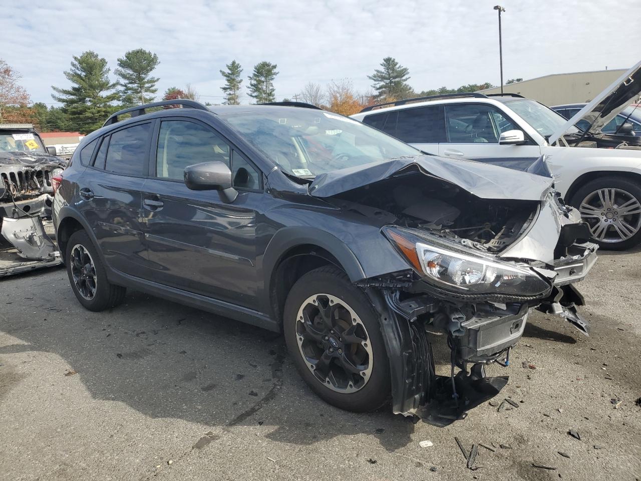 2021 Subaru XV VIN JF2GTAEC6M8280563 Copart auction photo, front end / minor dent/scratches damage thumbnail 4