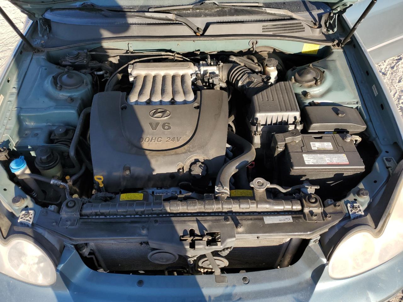 2005 Hyundai Sonata VIN KMHWF35H45A106280 Copart auction photo, rear end / minor dent/scratches damage thumbnail 11