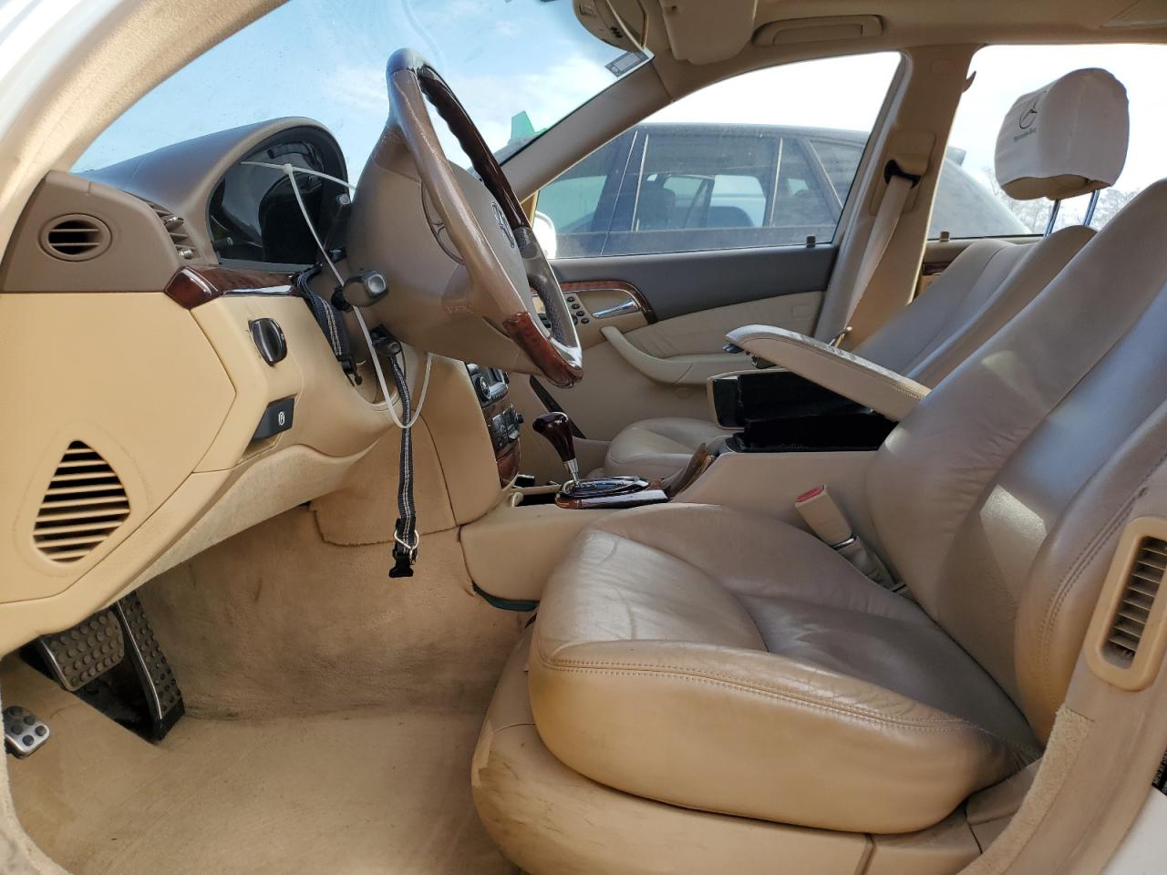 2003 Mercedes-Benz S-klasse VIN WDBNG84J63A377870 Copart auction photo, side / rear end damage thumbnail 7