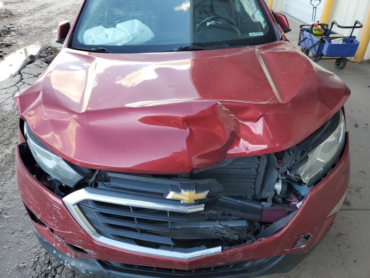 2019 Chevrolet Equinox VIN 2GNAXKEV1K6131858 Copart auction photo, front end / undercarriage damage thumbnail 13