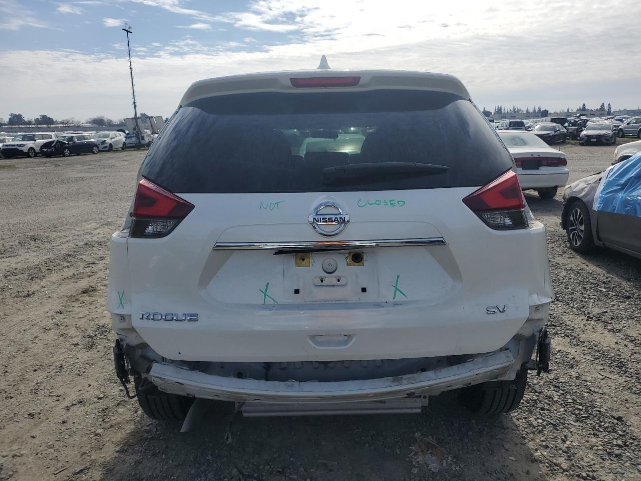 2018 Nissan Rogue VIN KNMAT2MT8JP514974 Copart auction photo, rear end / front end damage thumbnail 6