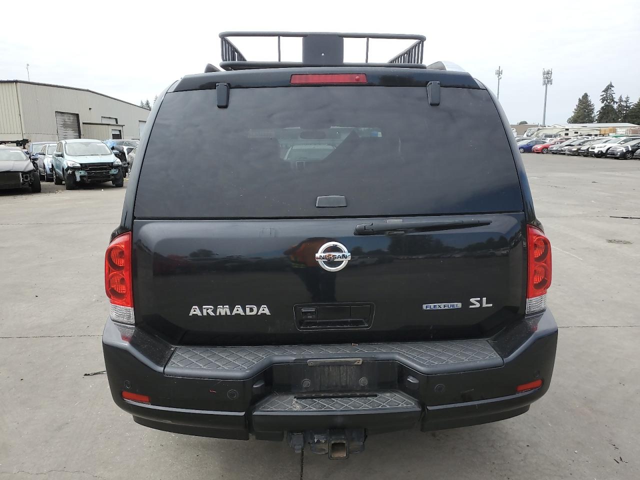 2015 Nissan Armada VIN 5N1BA0ND7FN600619 Copart auction photo, front end damage thumbnail 6