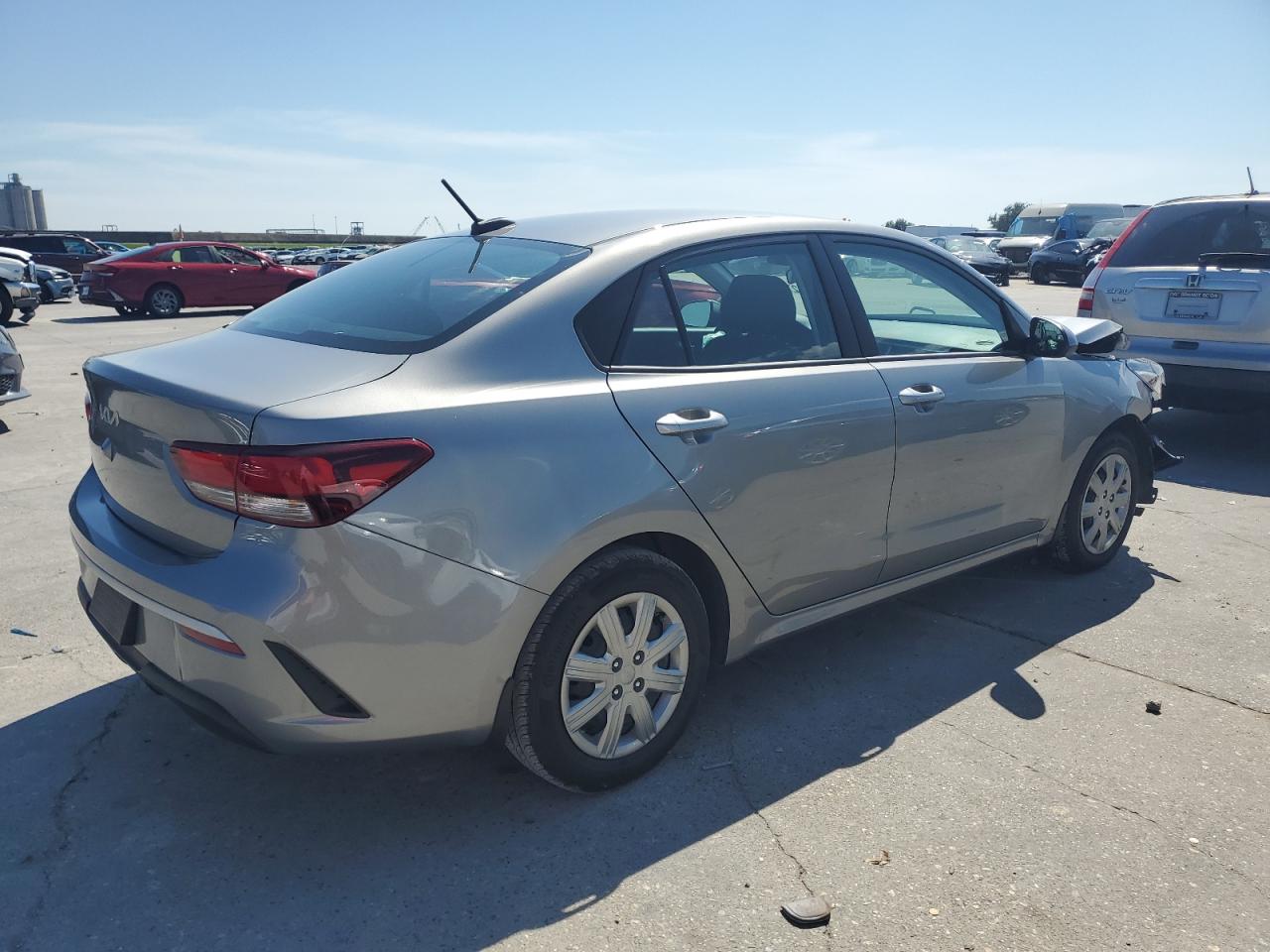 2023 KIA Rio VIN 3KPA24AD8PE568098 Copart auction photo, front end damage thumbnail 3
