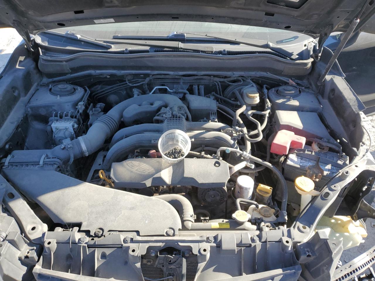 2015 Subaru Forester VIN JF2SJAAC5FG593103 Copart auction photo, front end / mechanical damage thumbnail 12