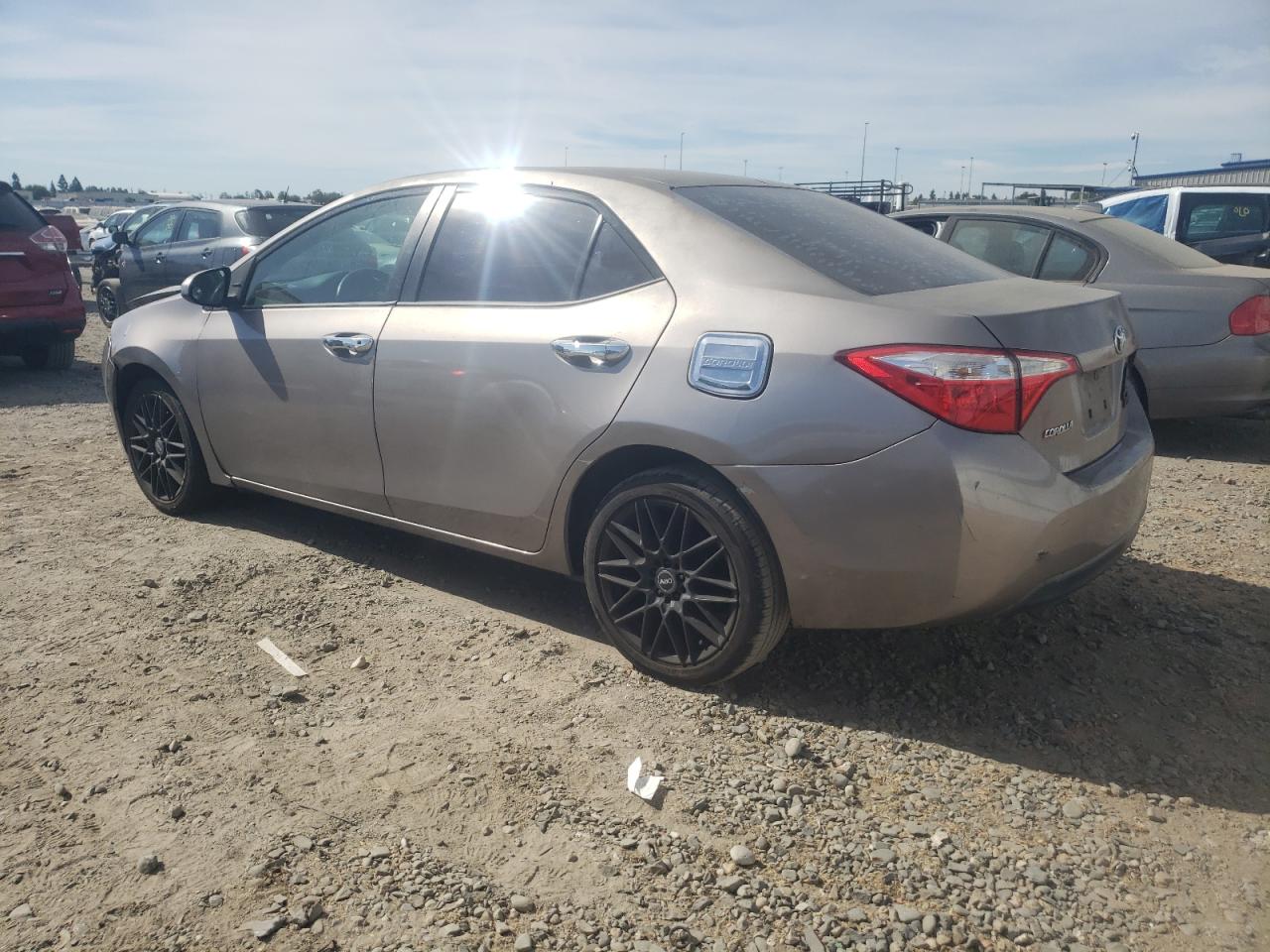 2014 Toyota Corolla VIN 5YFBURHE1EP055233 Copart auction photo, front end damage thumbnail 2