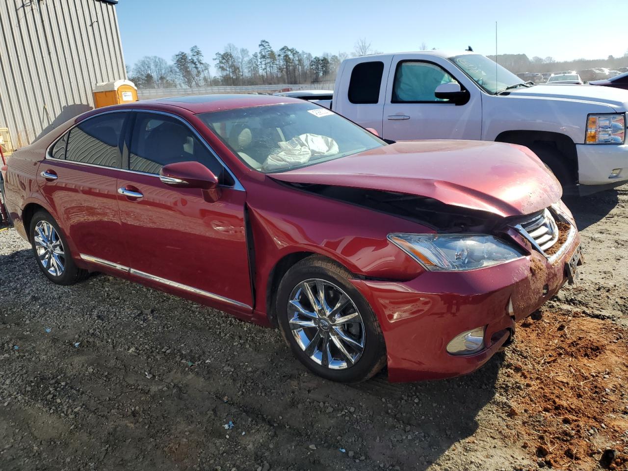2011 Lexus ES VIN JTHBK1EG1B2435095 Copart auction photo, front end damage thumbnail 4
