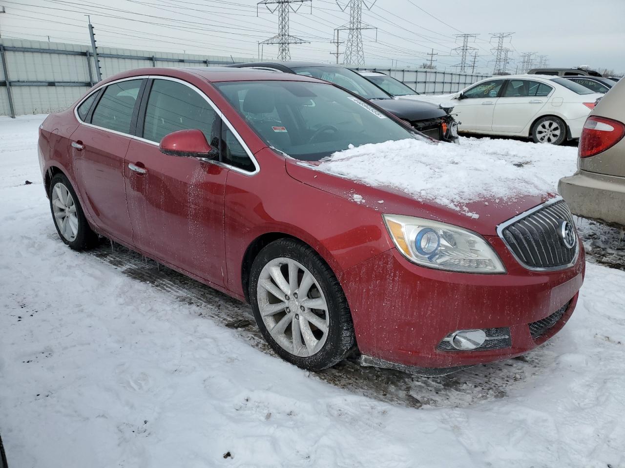 2013 Buick Verano VIN 1G4PR5SK0D4102618 Copart auction photo, front end damage thumbnail 4