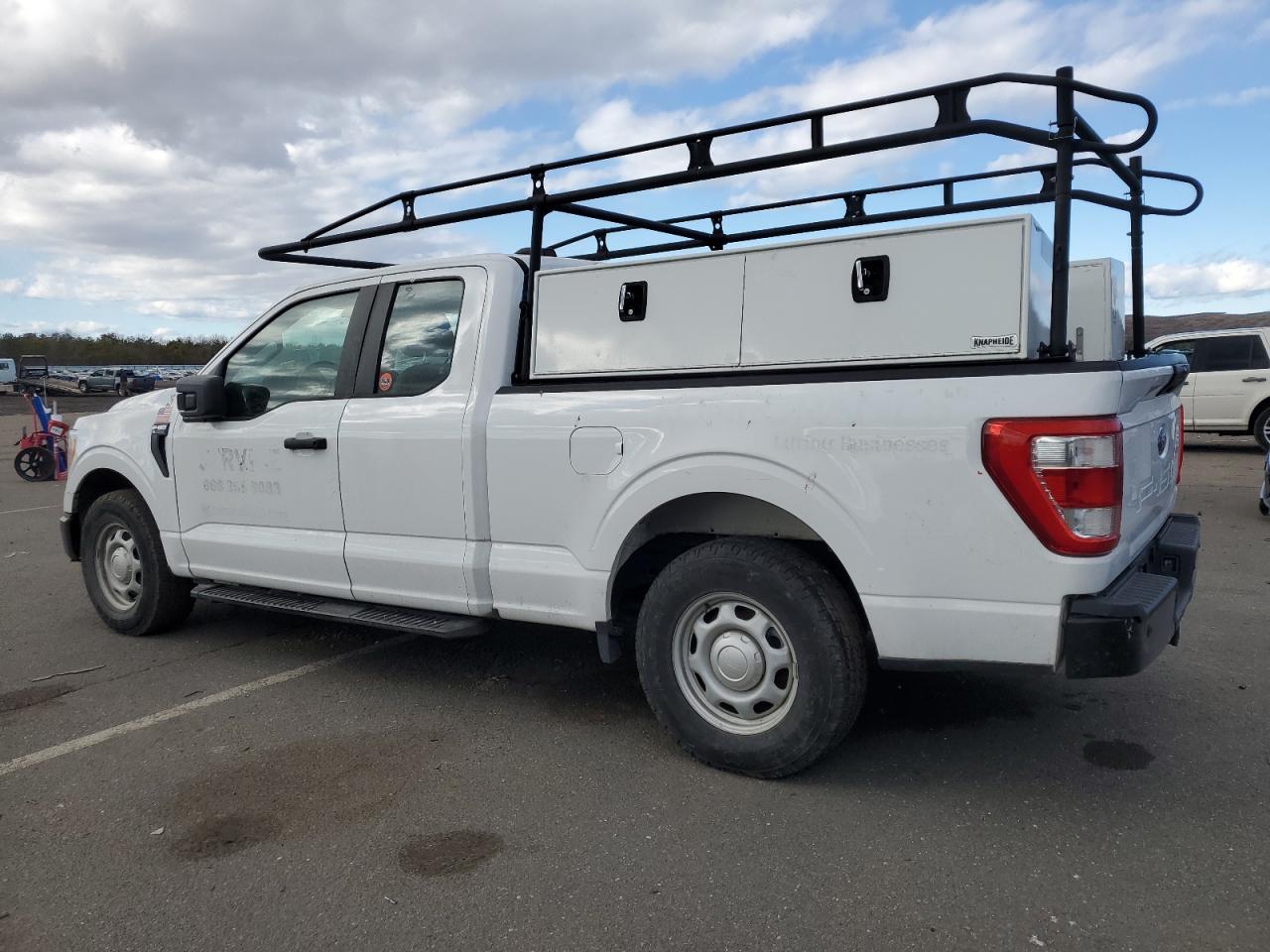 2022 Ford F-150 VIN 1FTEX1CP2NKD42660 Copart auction photo, front end / side damage thumbnail 2