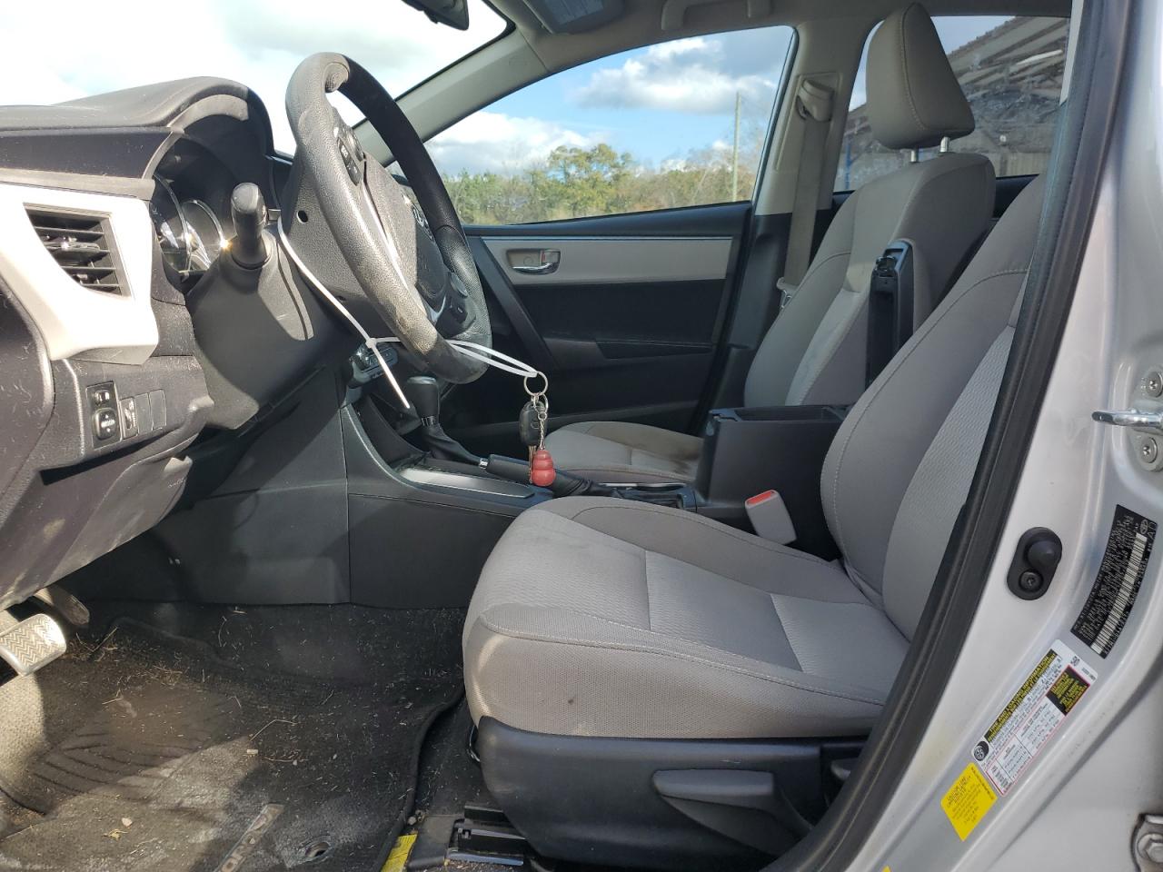 2014 Toyota Corolla VIN 2T1BURHE1EC077619 Copart auction photo, rear end / front end damage thumbnail 7
