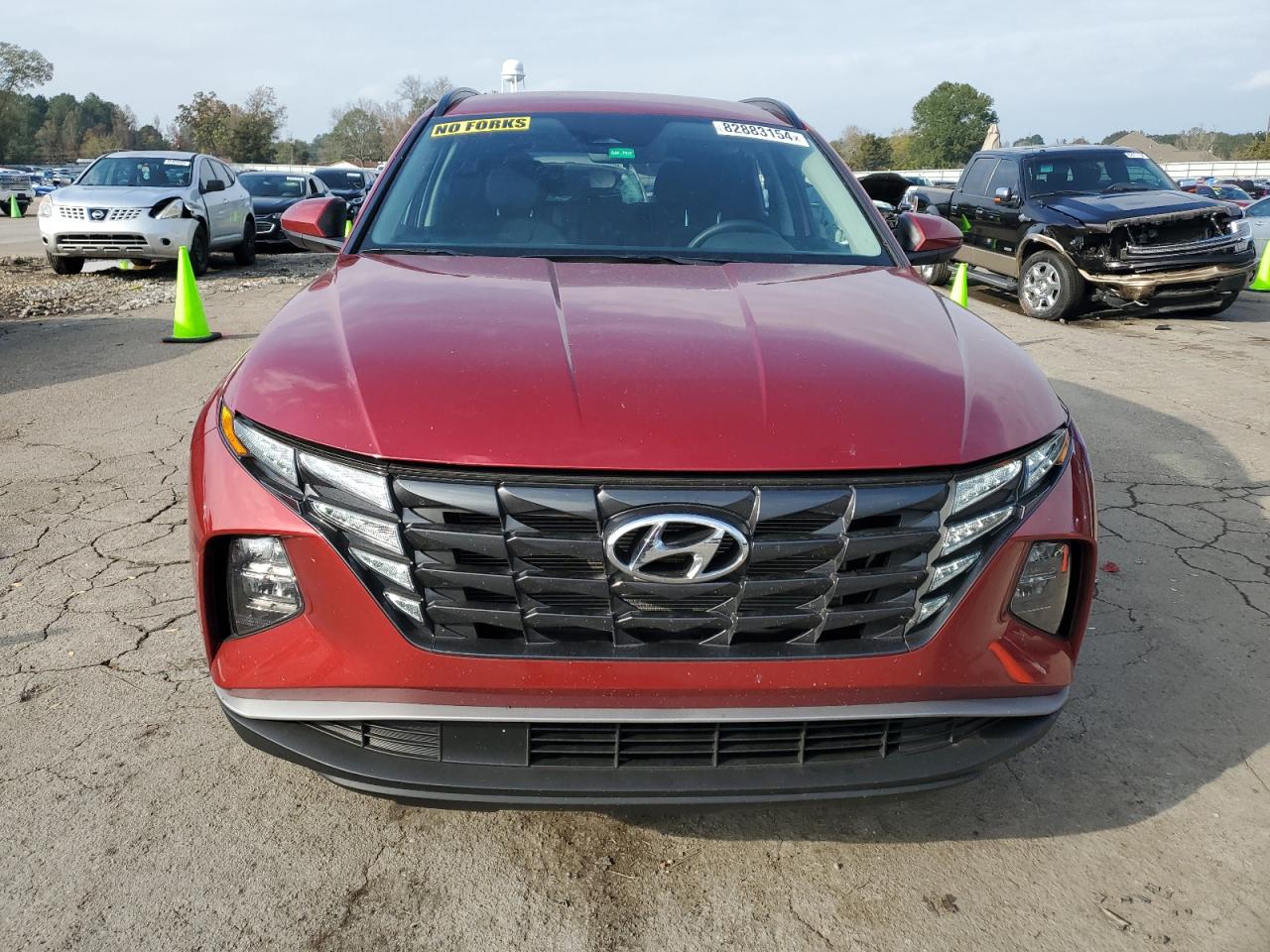 2024 Hyundai Tucson VIN 5NMJB3DE7RH413956 Copart auction photo, side / all over damage thumbnail 5