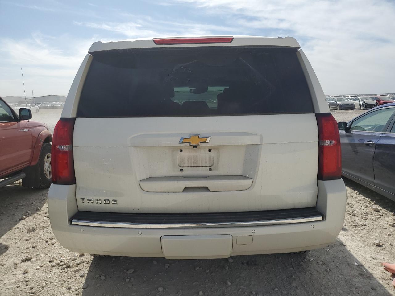 2015 Chevrolet Tahoe VIN 1GNSCCKC6FR107364 Copart auction photo, front end / side damage thumbnail 6