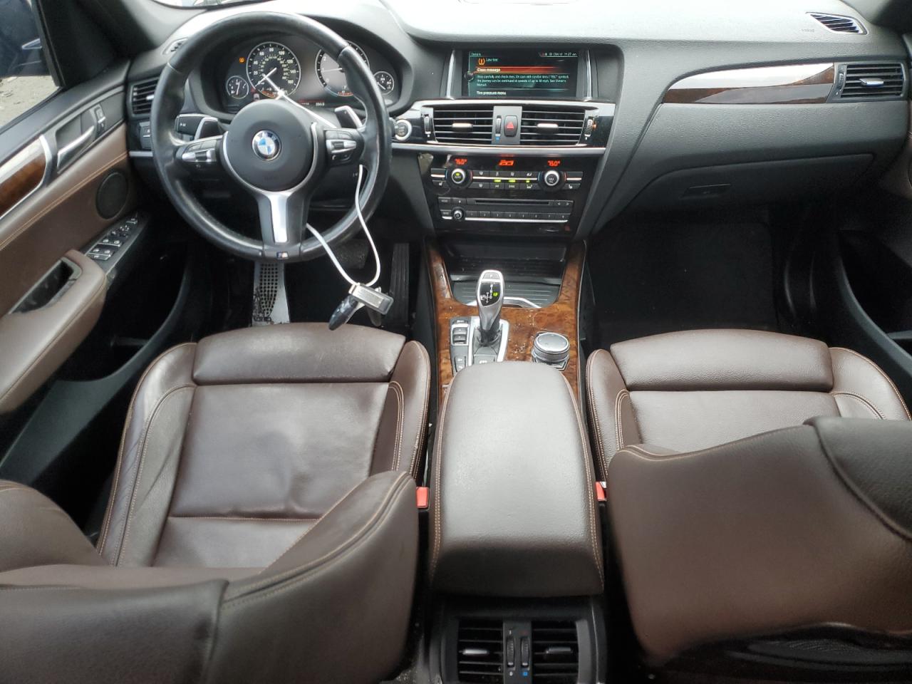 2017 BMW X3 VIN 5UXWX9C59H0T05671 Copart auction photo, front end damage thumbnail 8