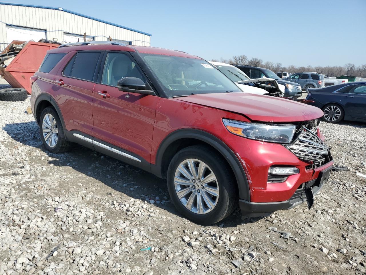 2020 Ford Explorer VIN 1FMSK8FH9LGB41705 Copart auction photo, front end damage thumbnail 4