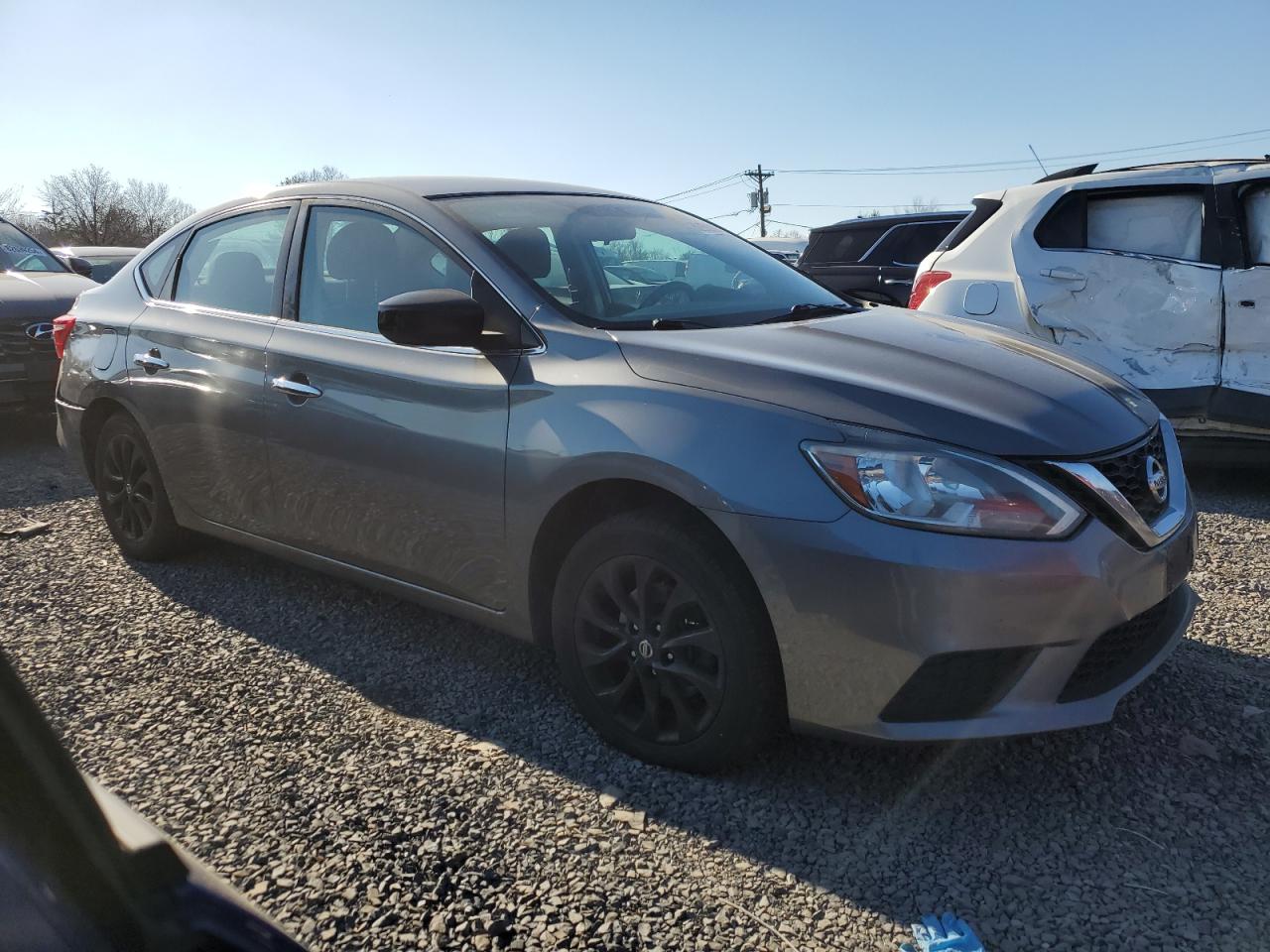 2018 Nissan Sentra VIN 3N1AB7APXJY237768 Copart auction photo, rear end damage thumbnail 4